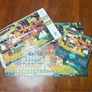 Buffalo Games “The Cambridge” 500-Piece Jigsaw Puzzle Charles Wysocki Americana